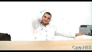 Lubricous oral-sex for gay stud