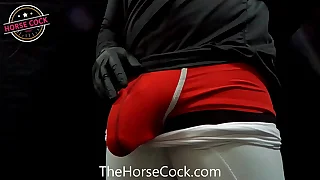 Big White Cock Male Stripper Cock Stroking Huge Dick POV for Cumshot Arbitrate Up